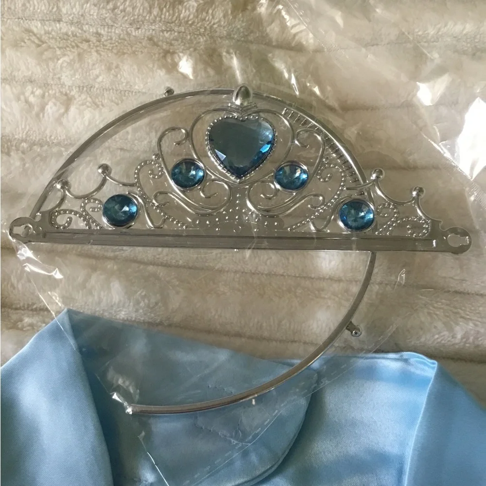 Light Blue Sparkle Princess Costume Dress for Kids - Brand: